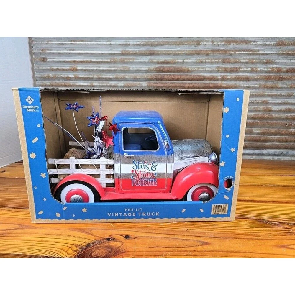 Members Mark Prelit Vintage Trucks July4th